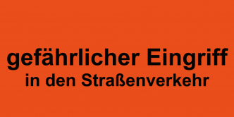 Gefährdung des Straßenverkehrs